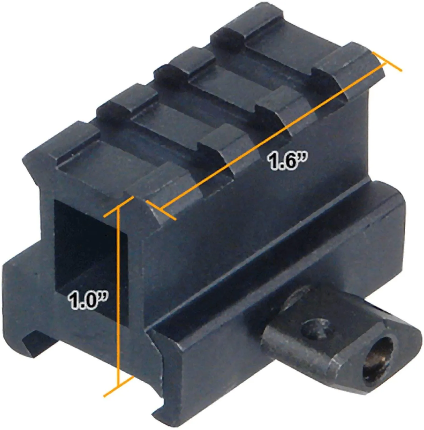 1 Inch Riser Mount Short (3 slots)