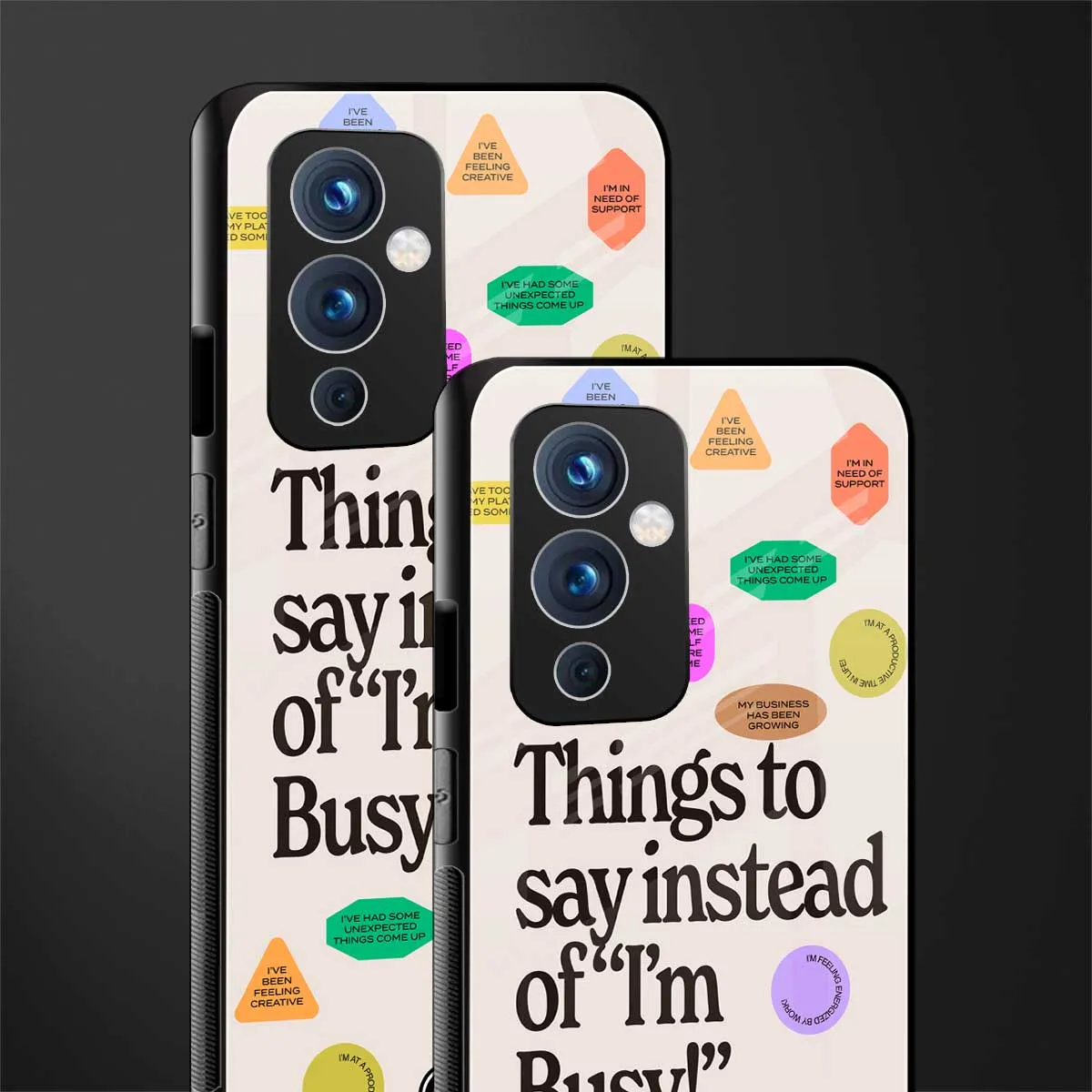 10 Things To Say Phone Case for OnePlus 9 | Glass Case