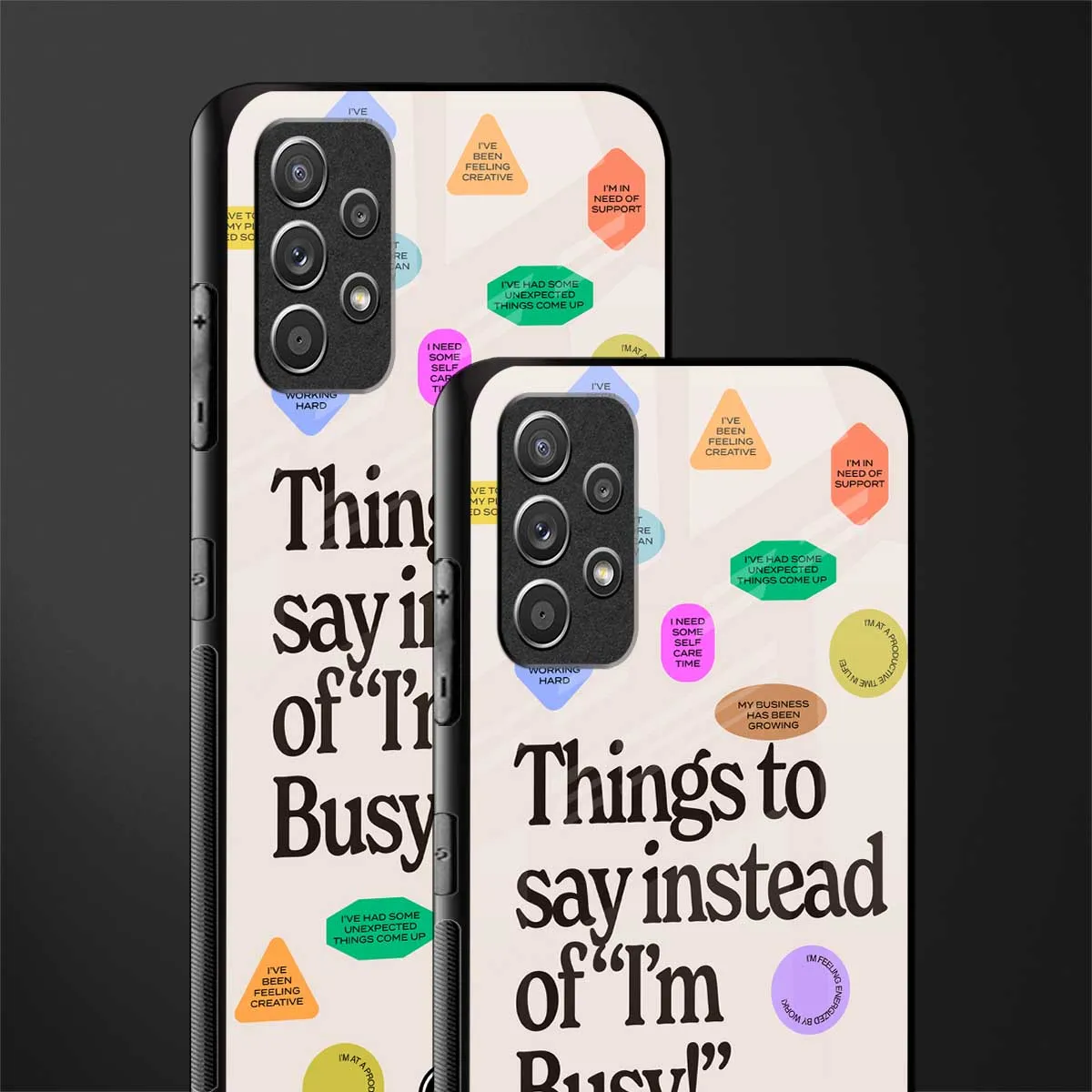 10 Things To Say Phone Case for Samsung Galaxy A32 4G | Glass Case