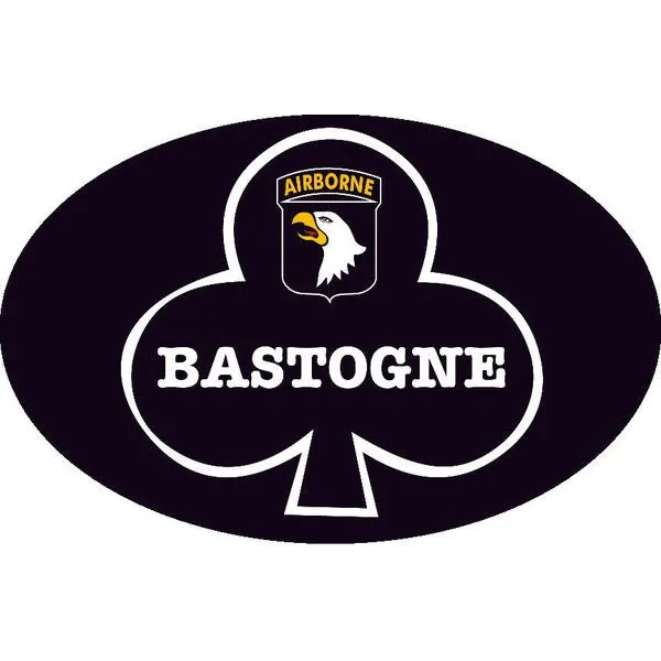 101st Airborne (BASTOGNE) Oval Magnet