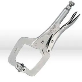 18 Irwin Vise-Grip Locking Clamp,6"/150mm,Alloy steel,Locking C-clamp,Swivel pads