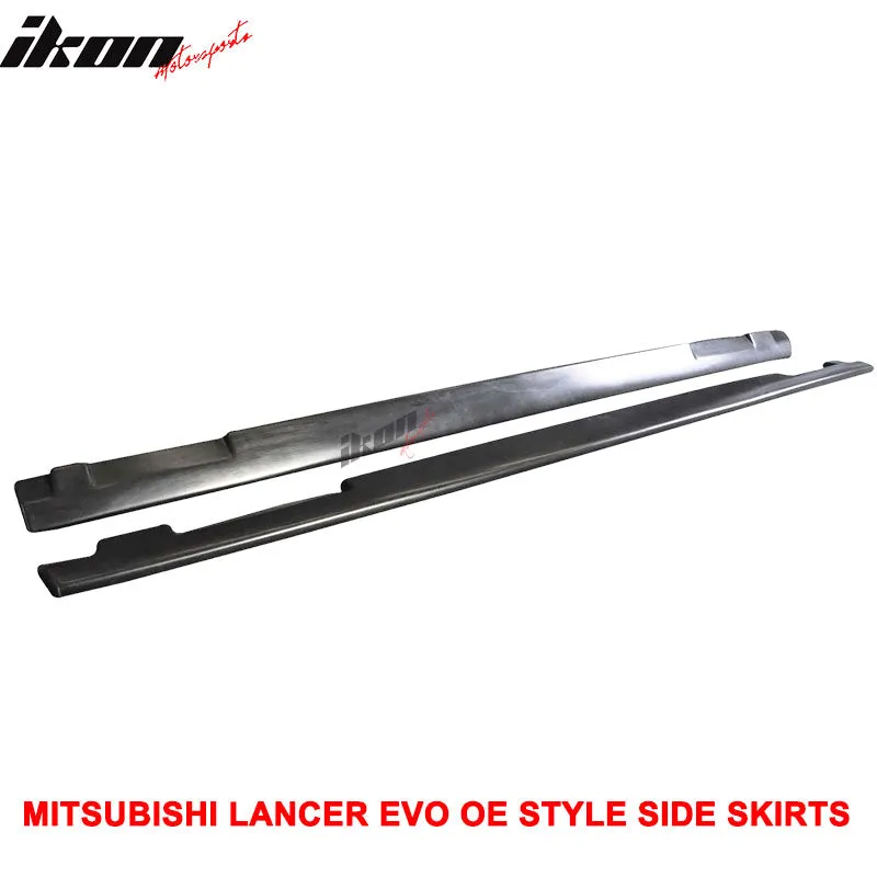 2001-2007 Mitsubishi Lancer EVO 7 8 9 OE Style Side Skirts Pannel PU