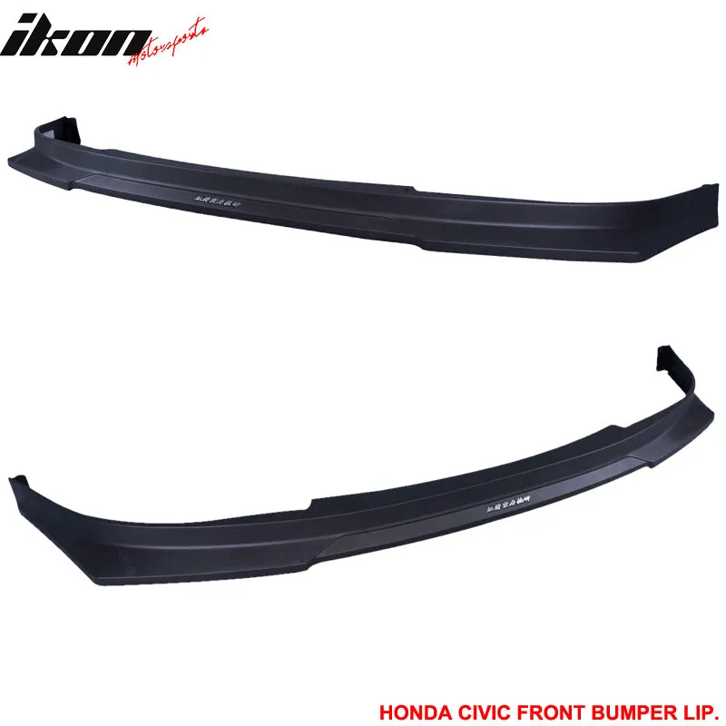 2004-2005 Honda Civic 2Dr 4Dr HCL Style Front Bumper Lip Spoiler PP