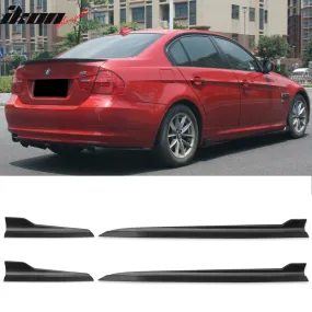 2006-2008 BMW E90 3 Series Sedan Side Skirts Rocker Panels 4PC PP