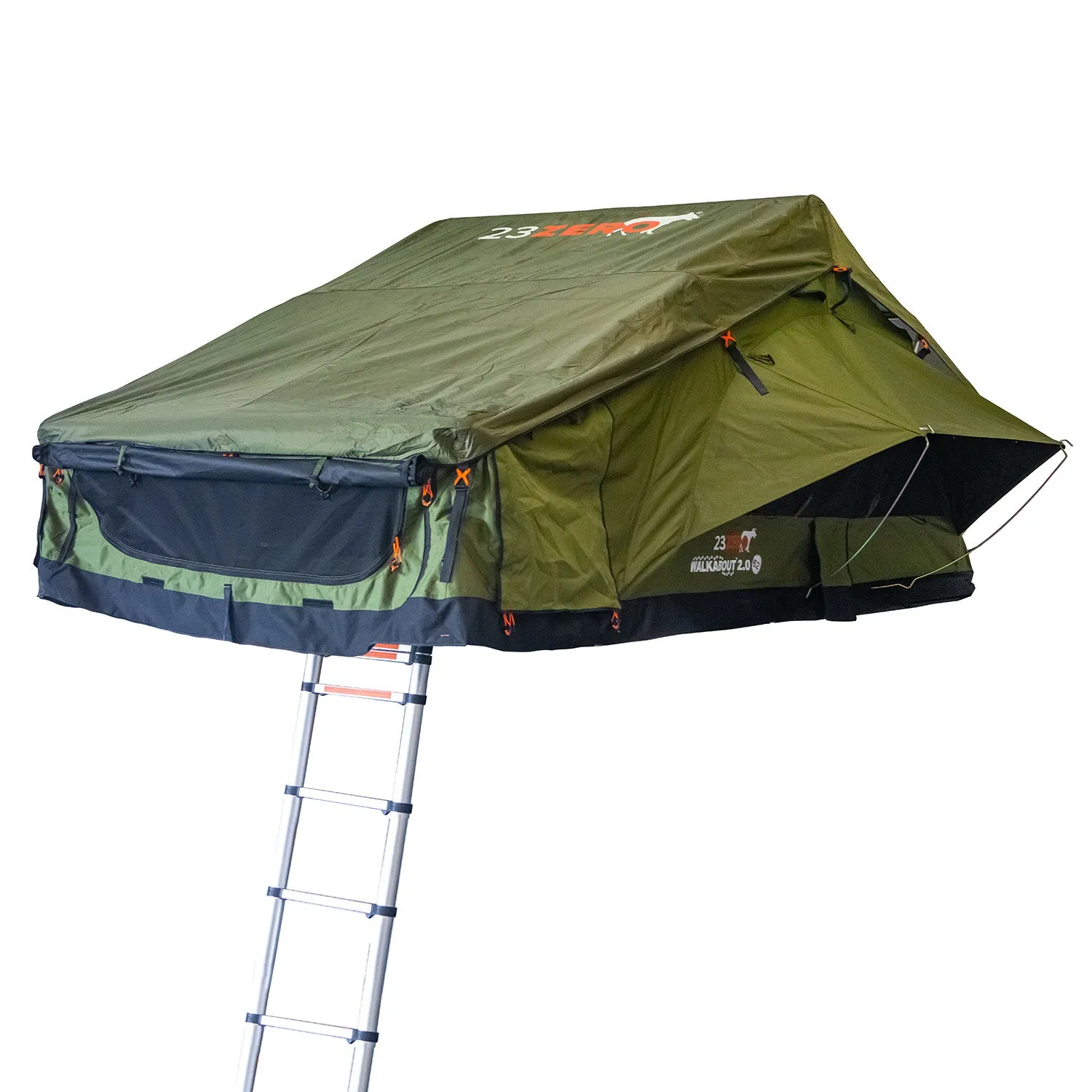 23ZERO Walkabout 62 2.0 Roof Top Tent Soft Shell – Queen Size Bed