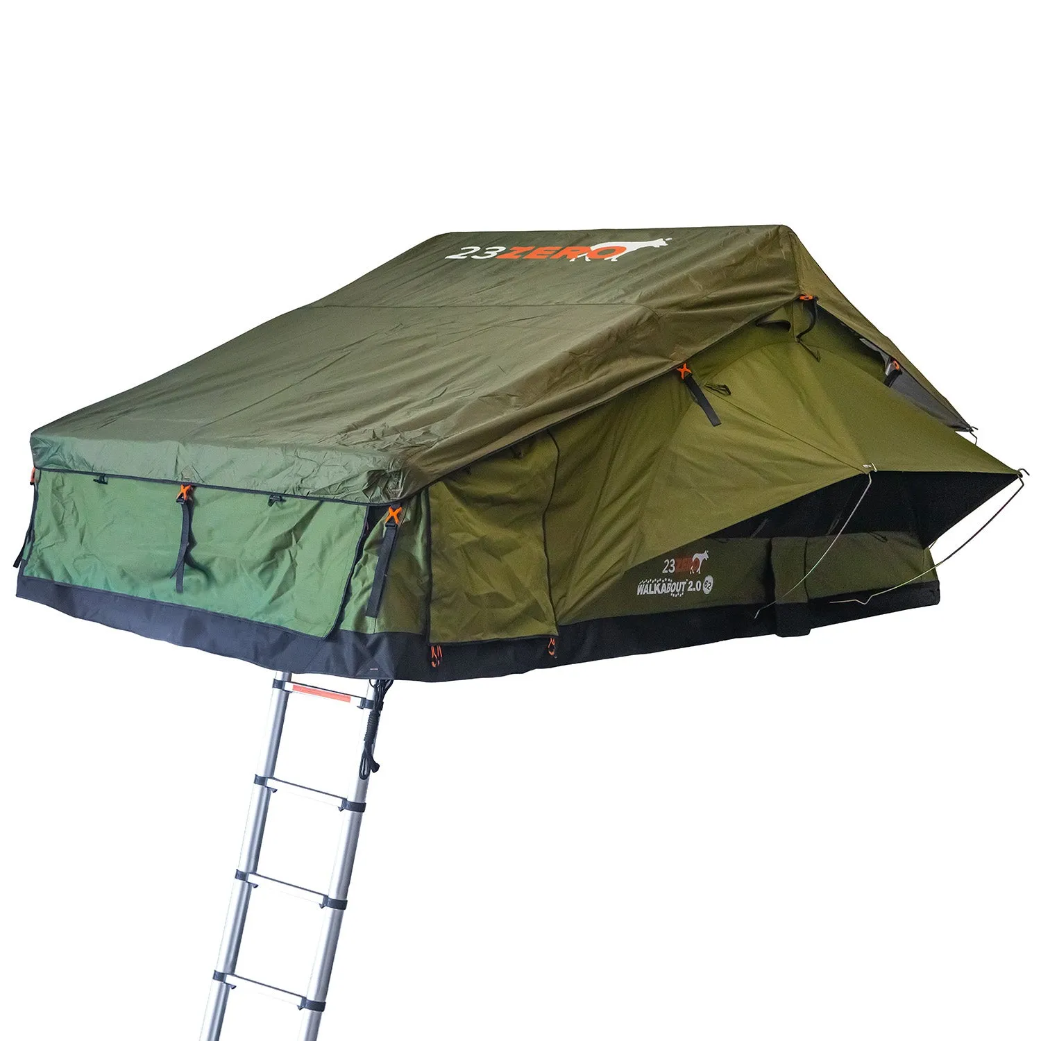 23ZERO Walkabout 62 2.0 Roof Top Tent Soft Shell – Queen Size Bed