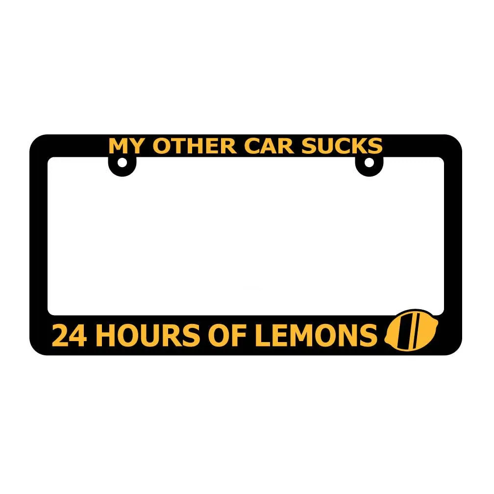 24-Lemons License Plate Frame