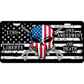 2nd Amendment - Liberty or Death License Plate