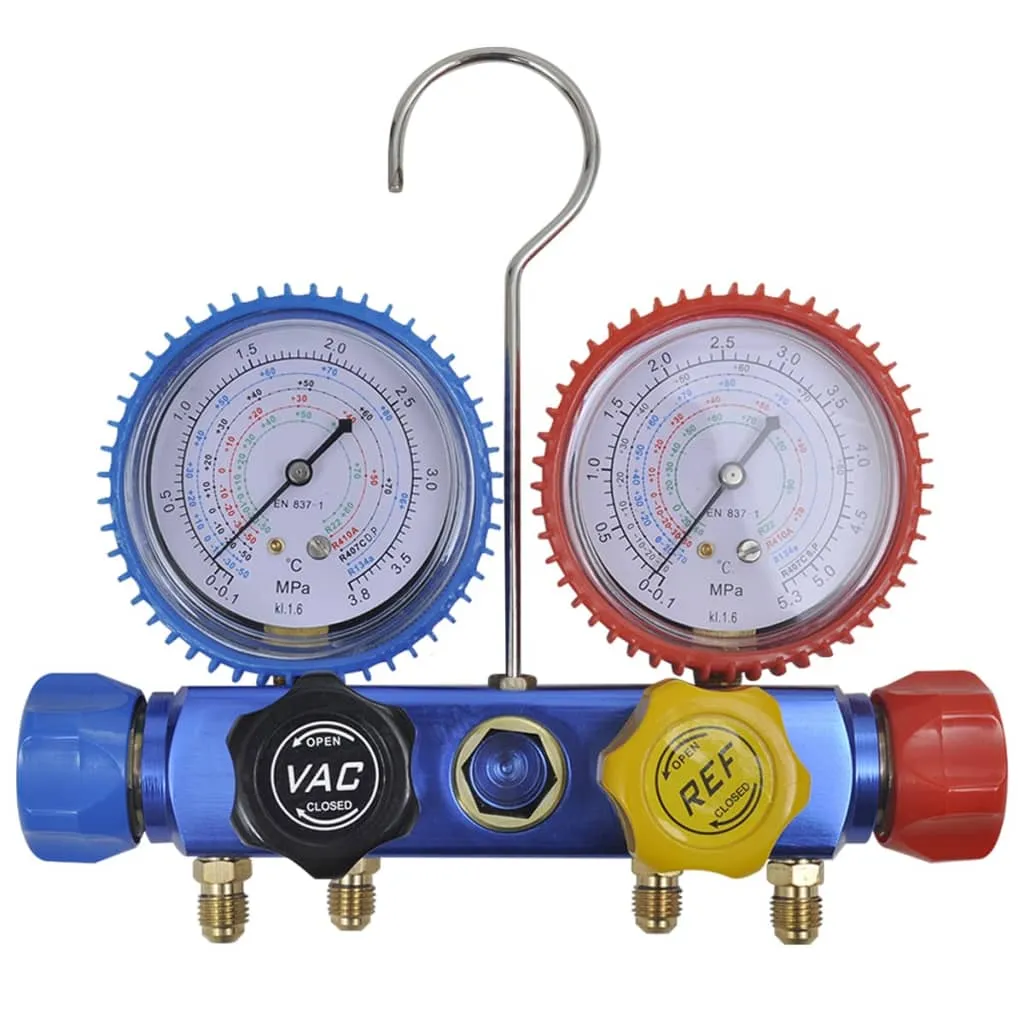 4-way Manifold Gauge Set in Tool Kit