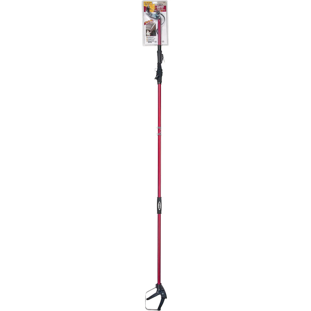 5.5' - 8.5' Hyde QuickReach Medium Telescoping Spray Pole, Reaching Second Stories Without Ladders