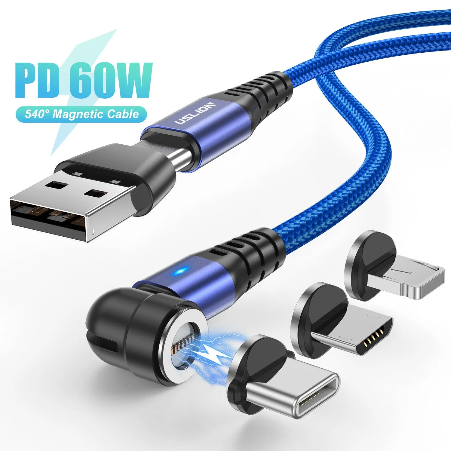 6-in-1 Fast Charging Magnetic Data Cable