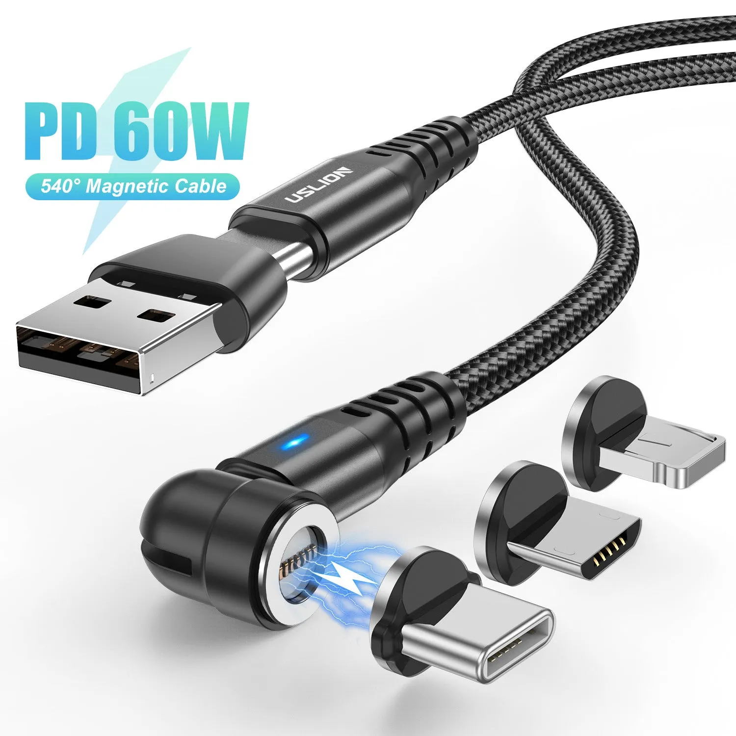 6-in-1 Fast Charging Magnetic Data Cable