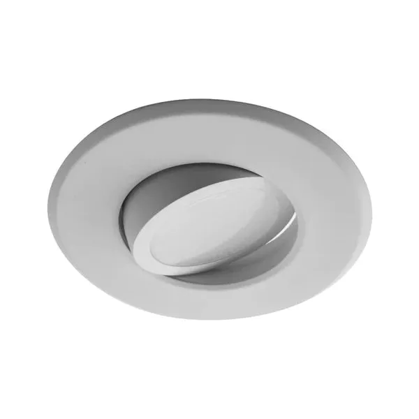 6 in. White Gimbal LED Recessed Downlight, 3000K