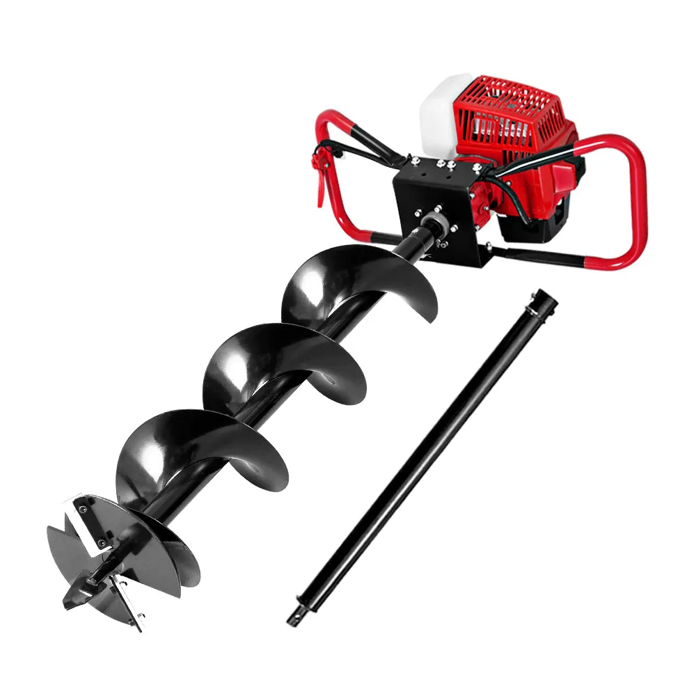 92CC Pro-Series Post Hole Digger with 200mm Auger by Giantz