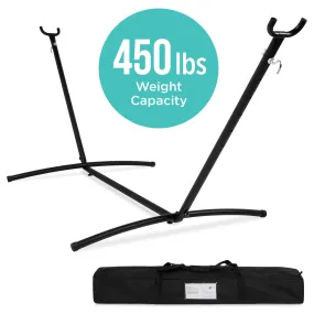 9ft Portable Heavy-Duty Steel Hammock Stand w/ Carrying Case