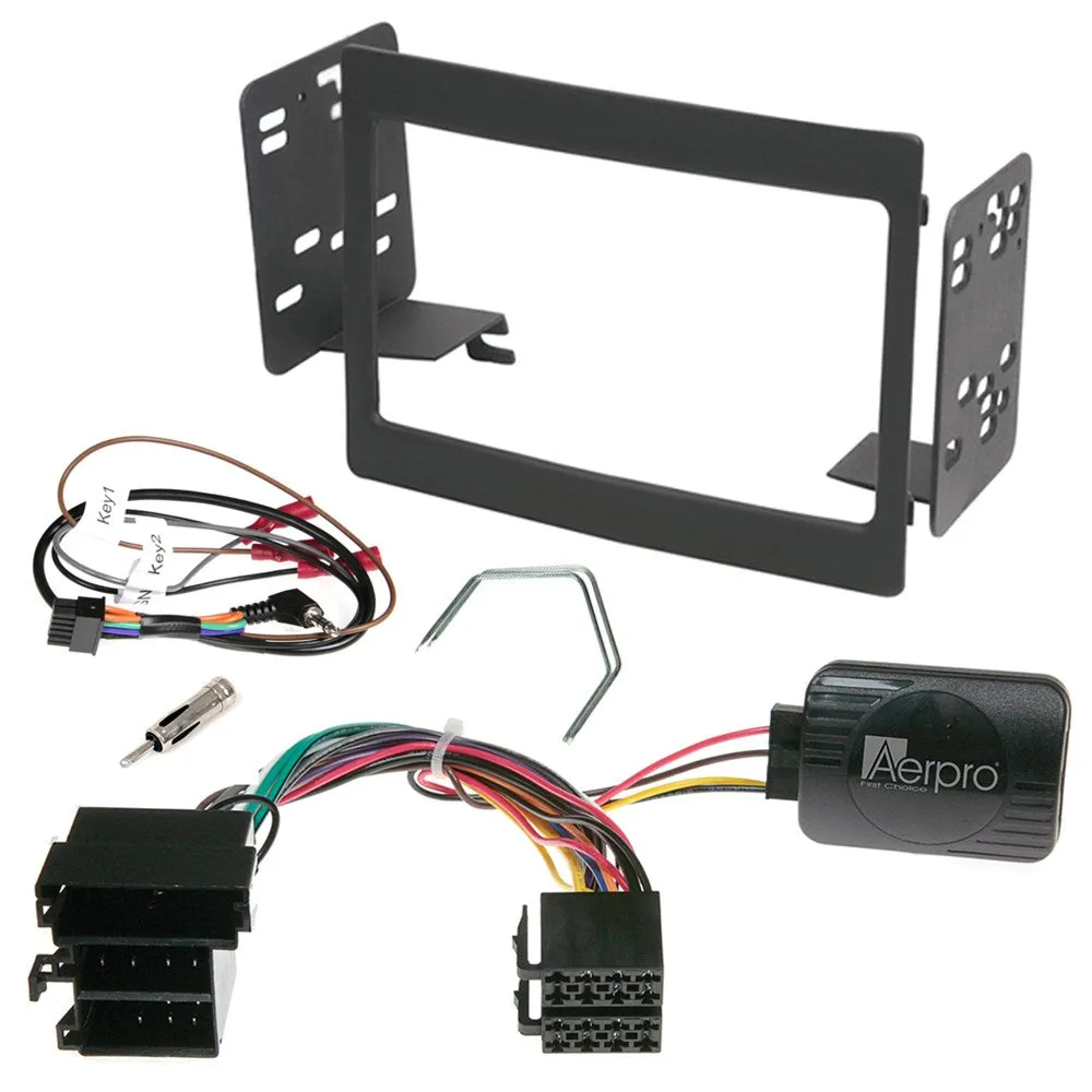 Aerpro FP9056K Double DIN Black Install Kit fits Holden Commodore VY, VZ and Statesman WK, WL