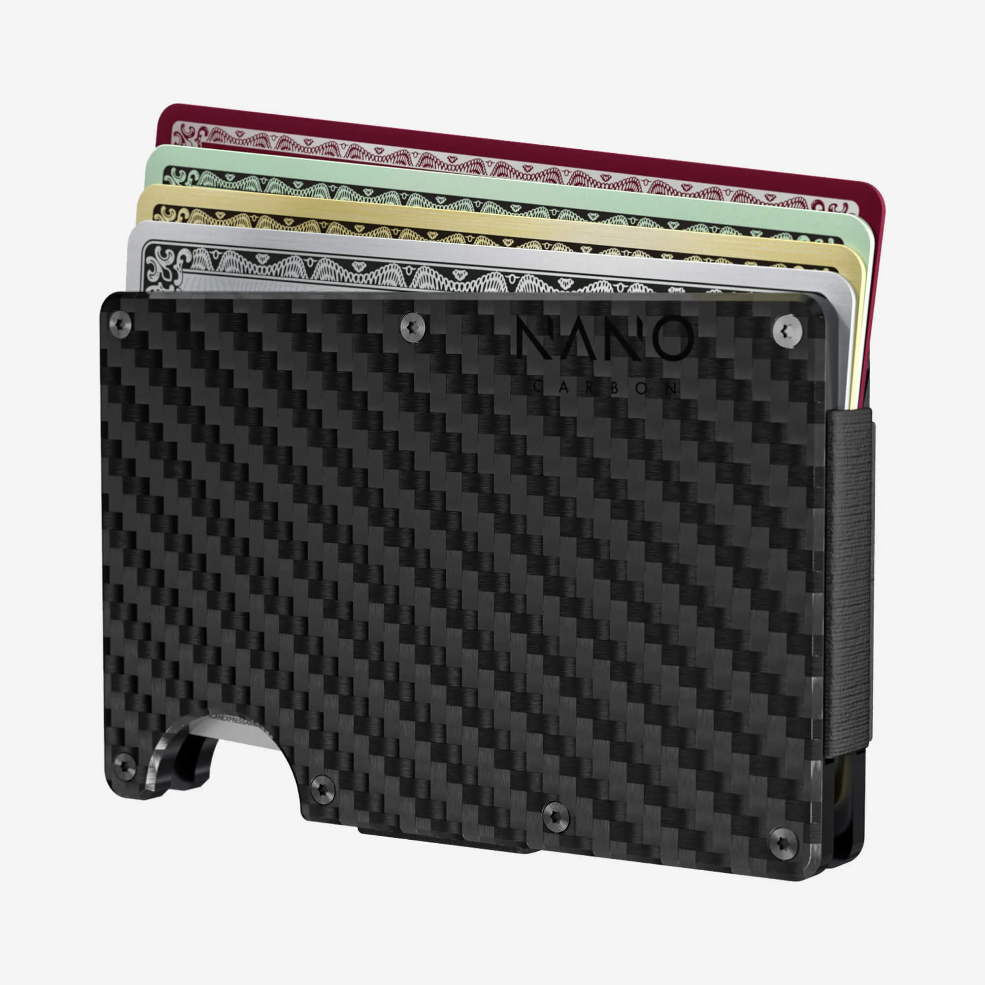 AirTag Cash Strap Wallet (Stealth Black)