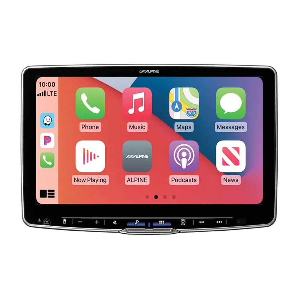 Alpine Halo11 Multimedia Receiver Floating Touchscreen Display 11 in Single DIN