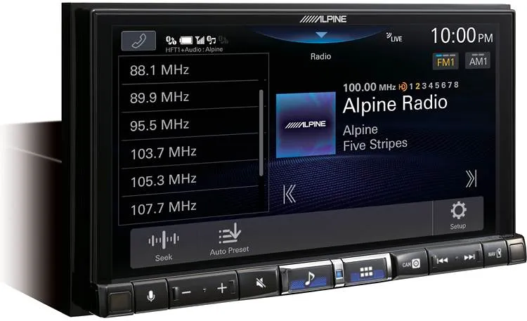 Alpine ILX-507 7-inch Digital Multimedia Receiver with HD Display and Hi-Res Audio Playback