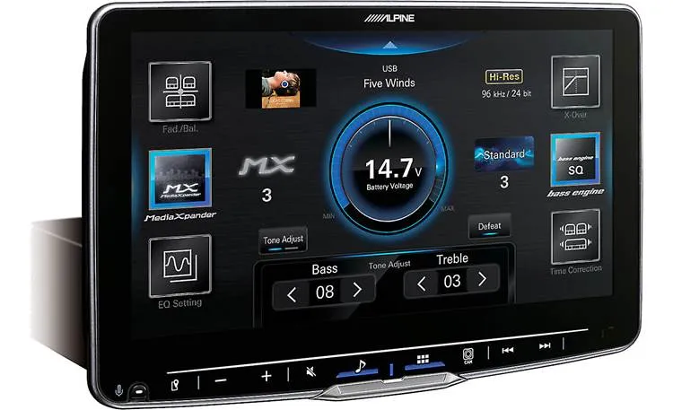 Alpine ILX-F509 Halo9 Digital Multimedia Receiver with 9-inch HD Display and Hi-Res Audio Playback