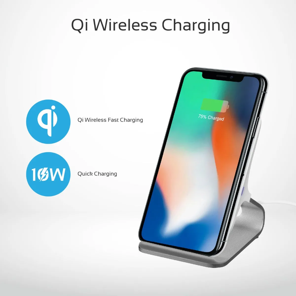 Aluminium Crafted Ultra-Fast Wireless Charging Stand