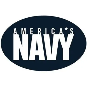 America's Navy Oval Magnet