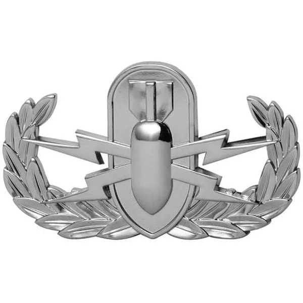 Army EOD (Explosive Ordinance Disposal) Metal Auto Emblem