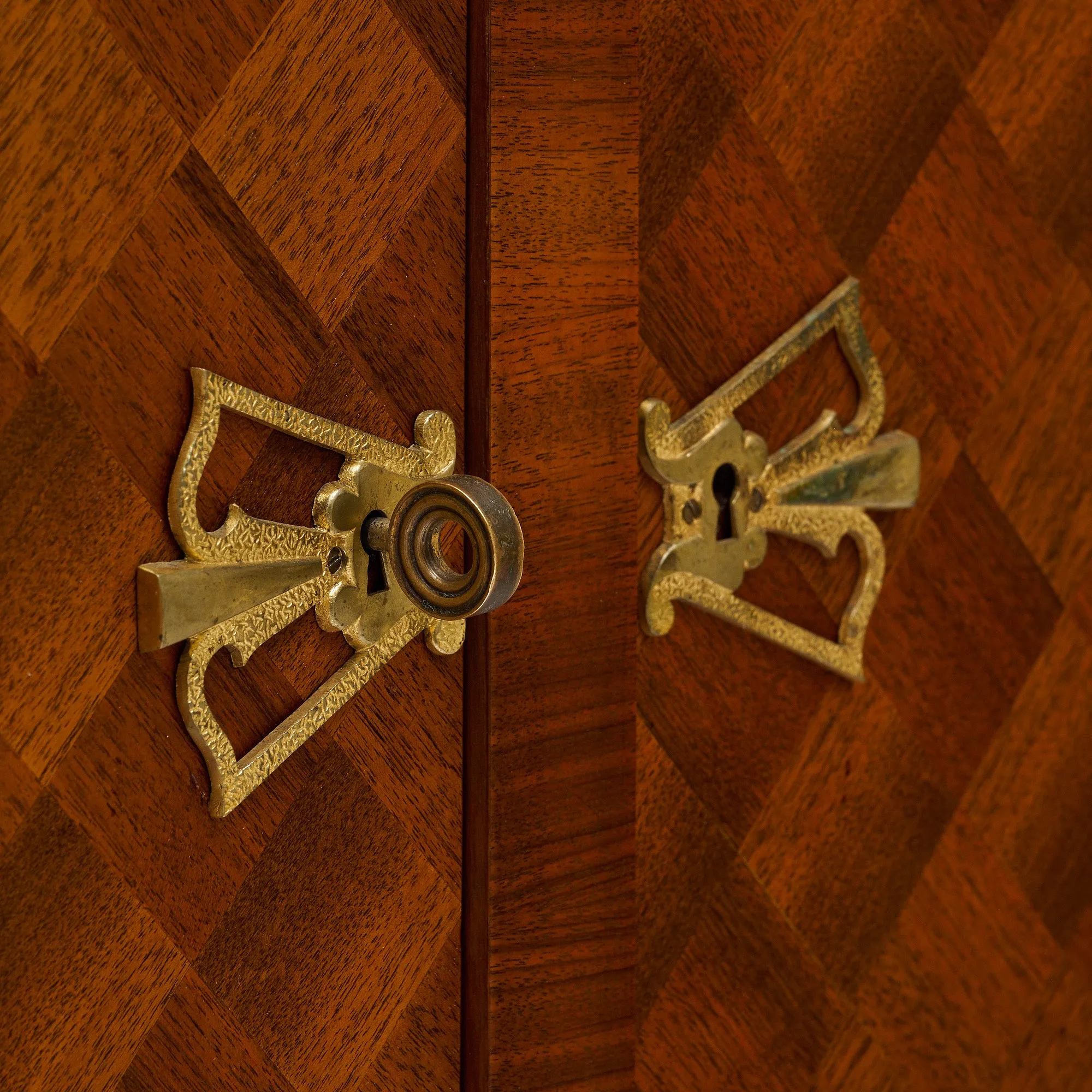 Art Deco Parquet French Bookcase