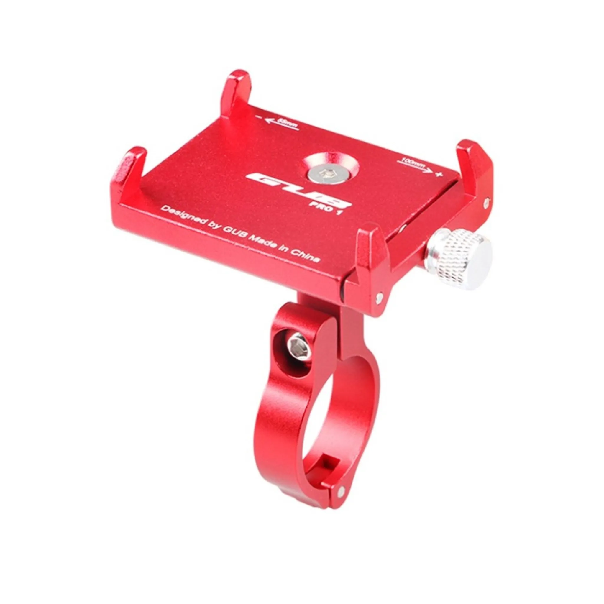 AT759 GUB PRO1 Universal aluminum bike handlebar mount - Red