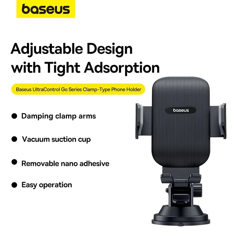 Baseus UltraControl Go Series Clamp-Type Phone Holder(Suction Cup Version)  SKUC40361600111-00