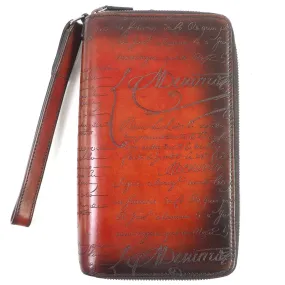 Berluti Leather Calligraphy Scritto Travel Case