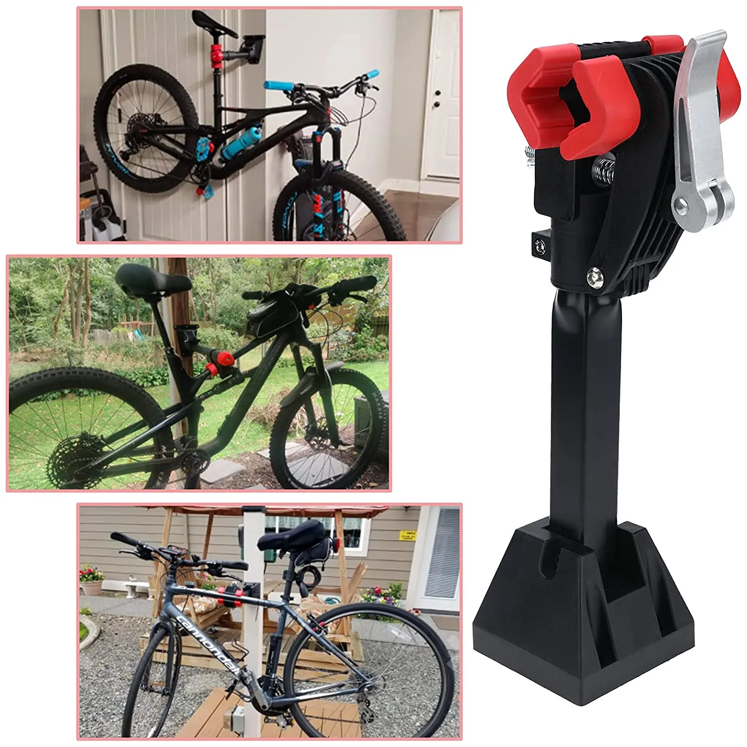 Bike Repair Stand Wall-Mounted, Foldable Heavy Duty Bicycle Repair Rack