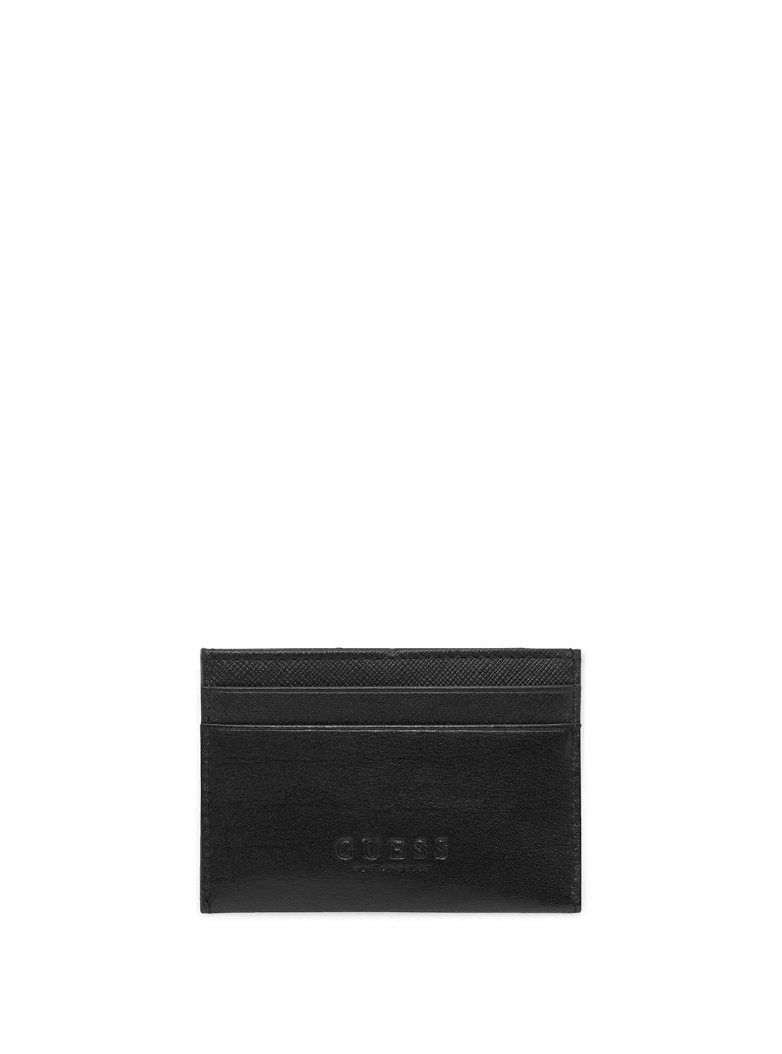 Black Saffiano Slimfold Wallet And Card Case