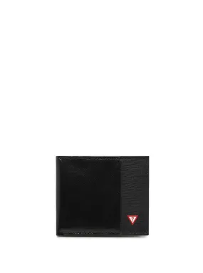 Black Saffiano Slimfold Wallet And Card Case