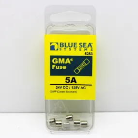 Blue Sea Systems 5283 5A 24VDC 125VAC Marine GMA Fuses - 3 Pack