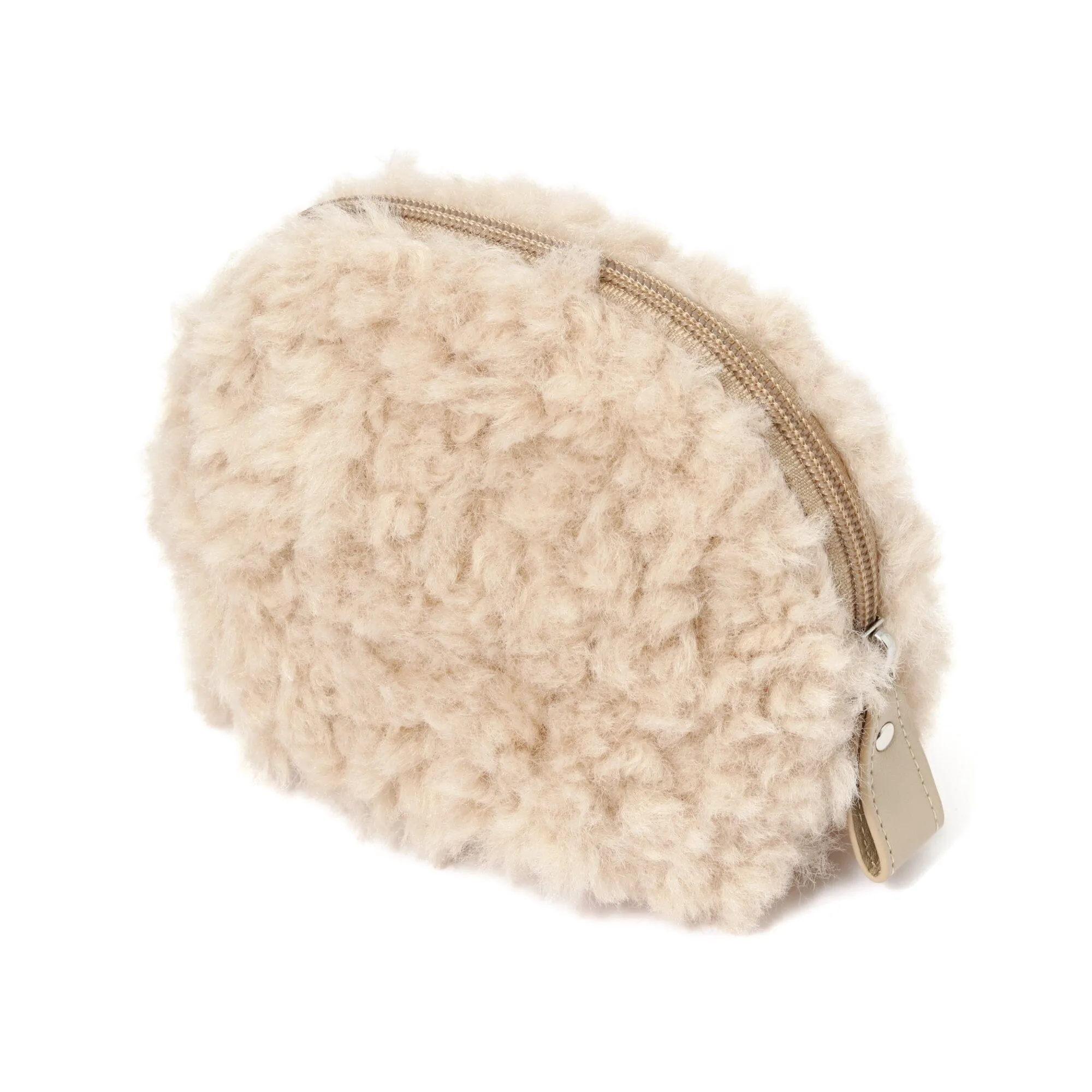 Boa Round Pouch Beige