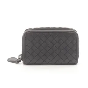 Bottega Veneta Intrecciato Zip Around Coin Case  Leather Coin Case in Great Condition