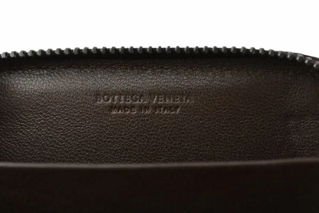 Bottega Veneta Leather Card/Coin Case 114075