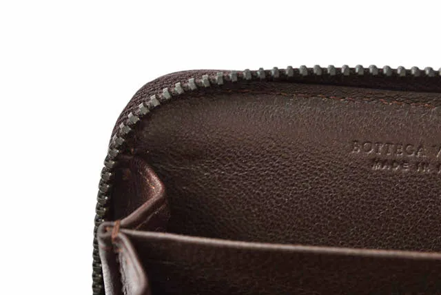 Bottega Veneta Leather Card/Coin Case 114075