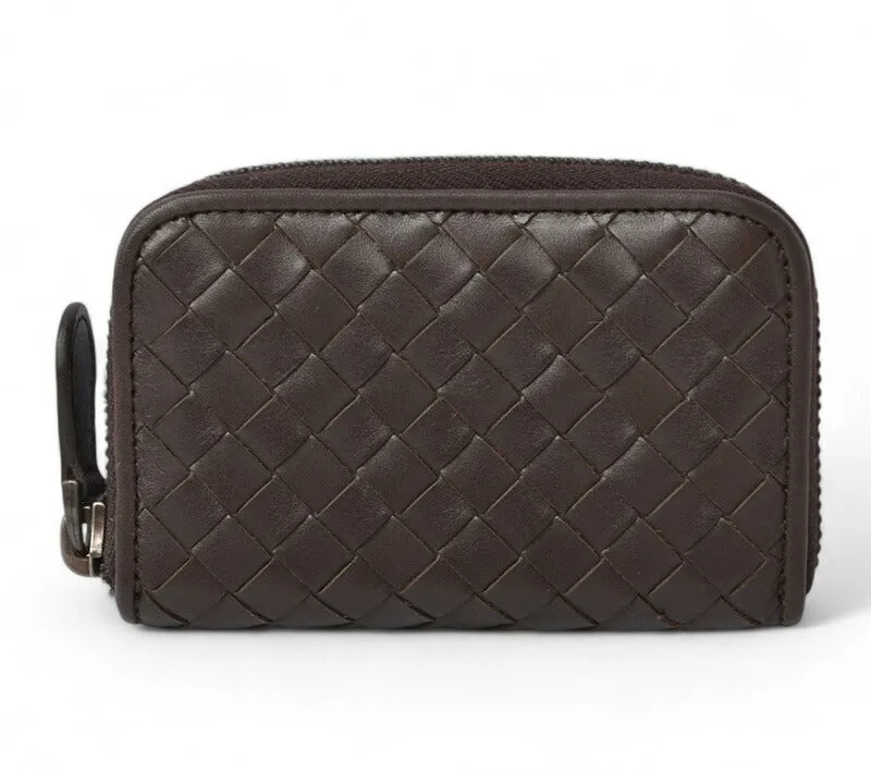 Bottega Veneta Leather Card/Coin Case 114075