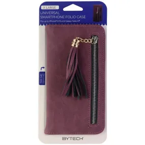 Bytech Universal Smartphone Folio Case (BY-PC-XL-200-AC) X-Large - Purple