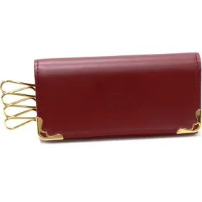 Cartier Must Line 4-Key Case Bordeaux