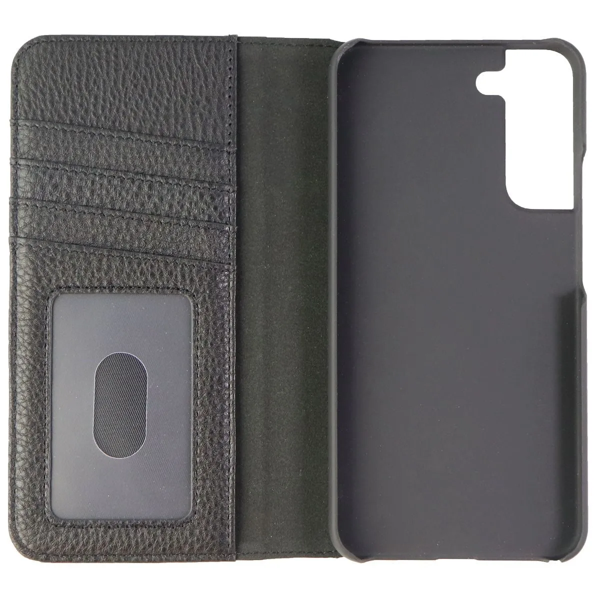 Case-Mate Genuine Leather Wallet Folio Case for Samsung Galaxy (S22 ) - Black