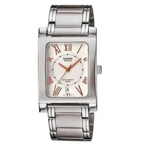 Casio BEM-100D-7A3VDF Silver Stainless Watch for Men and Women