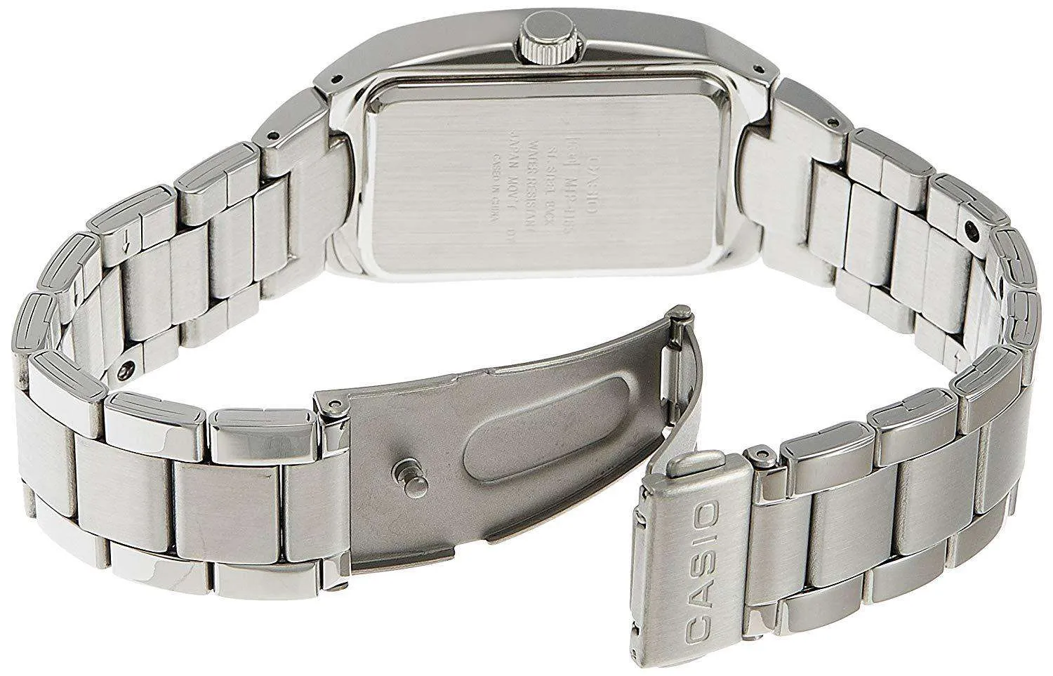 Casio MTP-1165A-7C2DF Silver Stainless Steel Strap Watch for Men