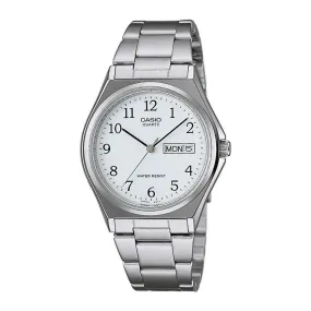 Casio MTP-1240D-7BDF Silver Stainless Steel Strap Watch for Men