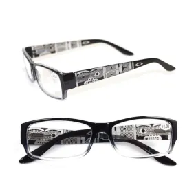 Chilkat by Corey W. Moraes - Reading Glasses - Black  1.50-DISC