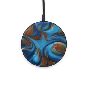 Circle ResinArt Wireless Charger - Molly (Teal & Gold, 590491)