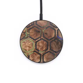 Circle Wood Resin Wireless Charger - Andrea (Pattern, 695752)