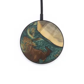 Circle Wood Resin Wireless Charger - Atlas (Mosaic, 656801)